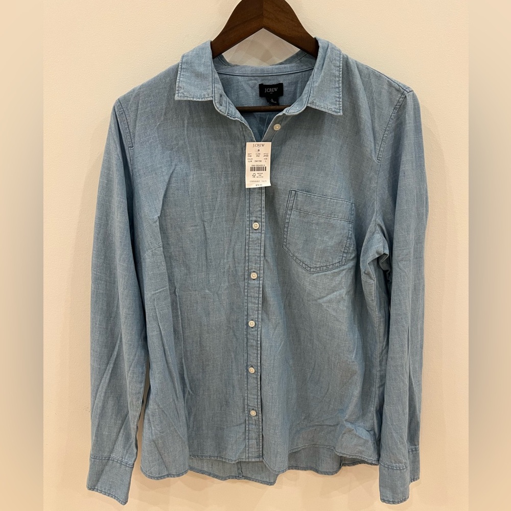 J. Crew woman’s Light Blue Casual Shirt